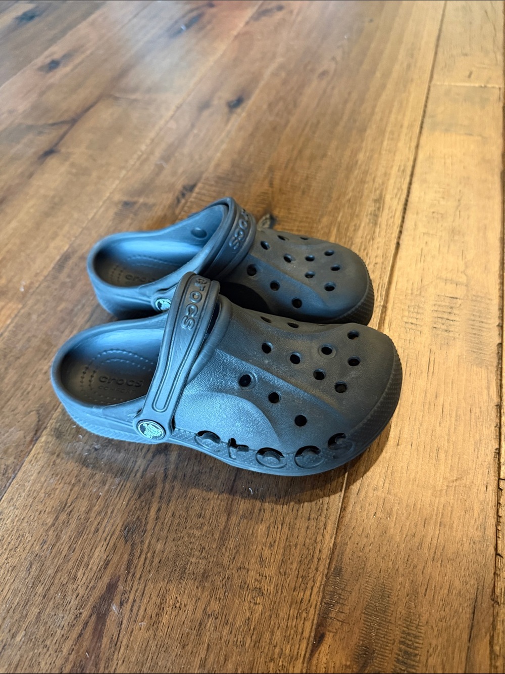 CROCS Kids Classic Clogs in Dark Blue-Gray